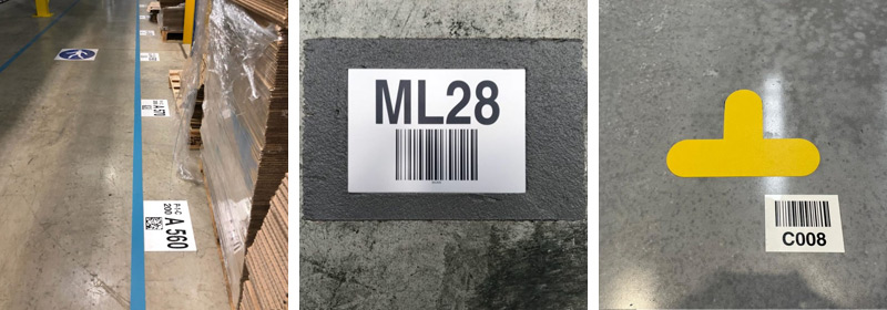 Warehouse Floor Labels