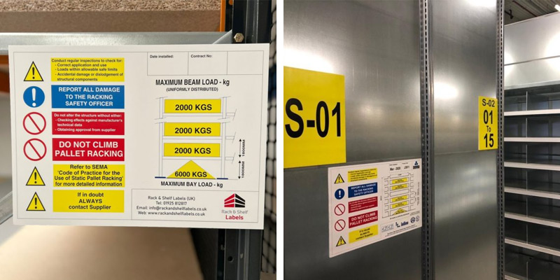 Rack Load Notices