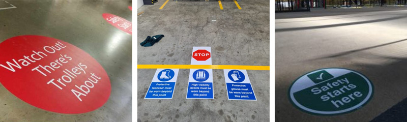 Warehouse Floor Signs