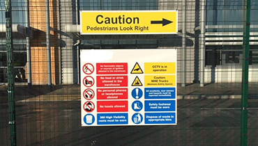 Examples of signs and signage