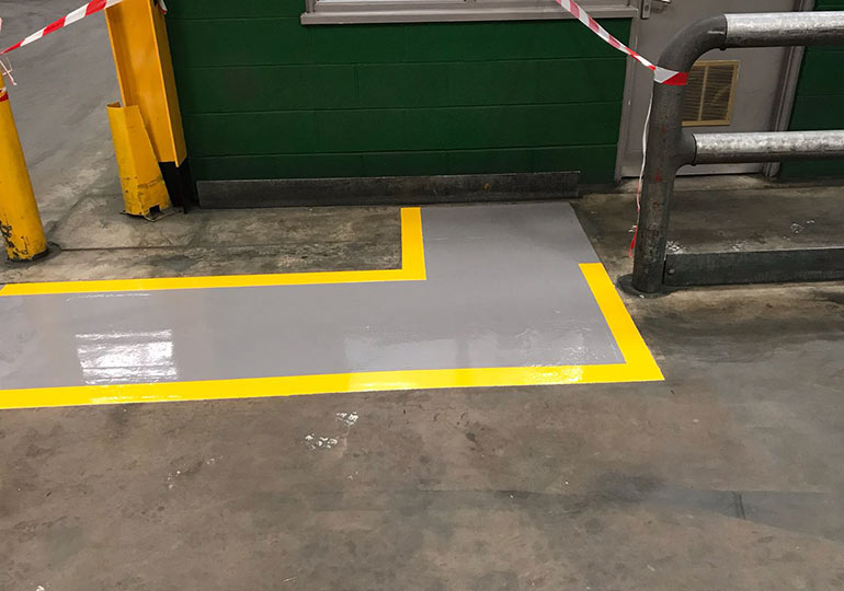 Floor Marking In Warehouse