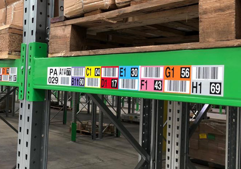 Warehouse Racking Labelling System