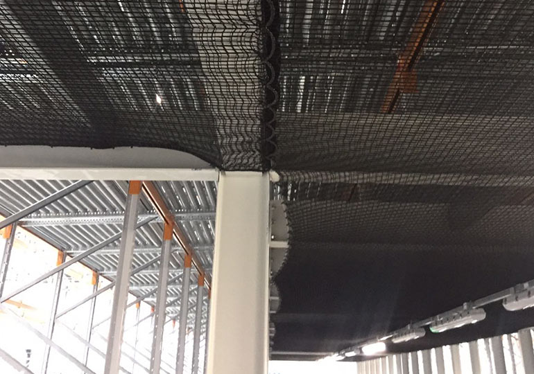 Warehouse Walkway Safety Netting